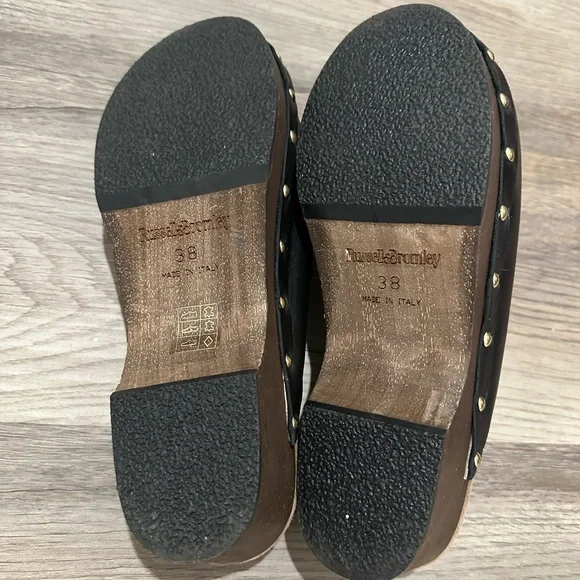 RUSSELL & BROMLEY Dellabosco Chain Closed Toe Clog Size 38 U.S. 7- NWOT - Picture 5 of 5